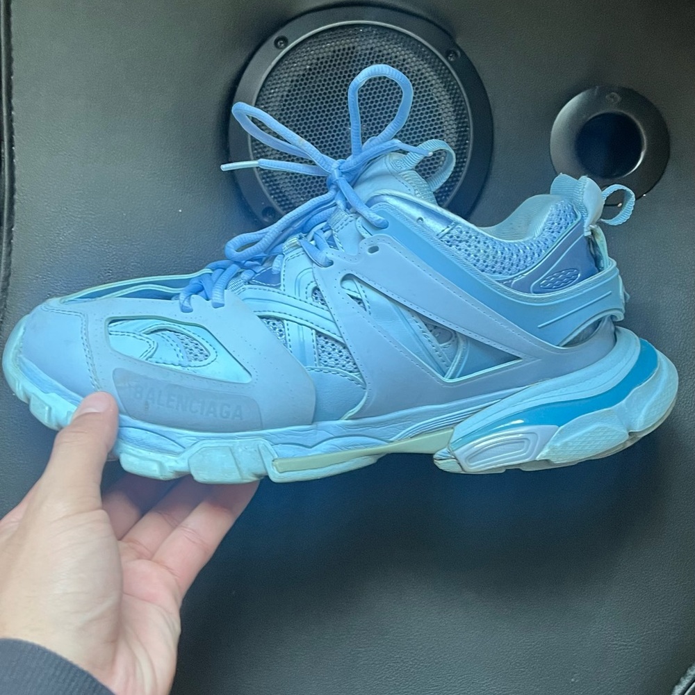 Balenciaga Track light blue